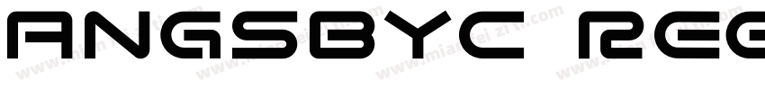 ANGSBYC Regular字体转换